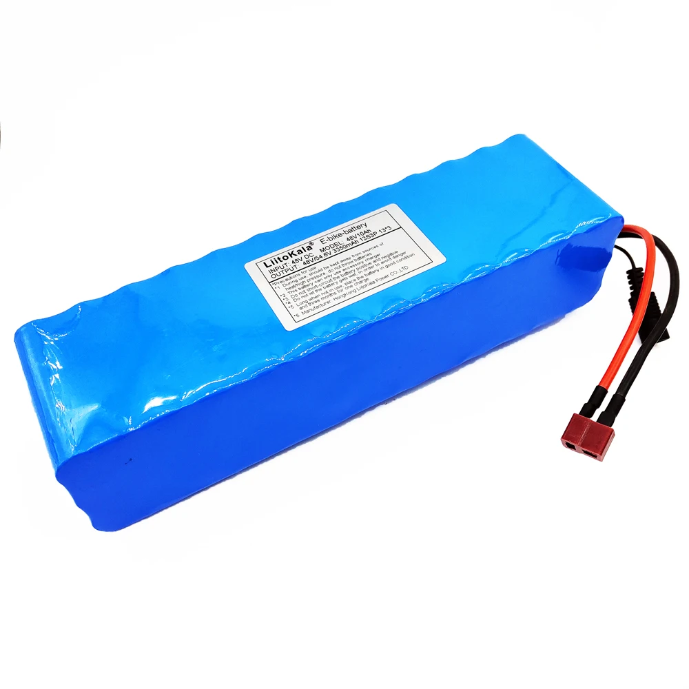 LiitoKala e-bike battery 48v 10ah li ion battery pack bike conversion kit bafang 1000w and charger