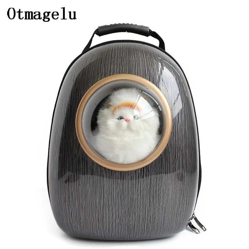 Professional Acrylic Space Capsule Car Cat Backpack Bubble Window for Kitty Puppy Small Dog Carriers Crate Outdoor Travel Bags