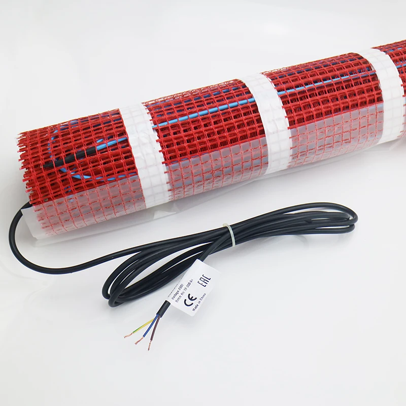 75W 0.5sqm Self-Adhesive Electric Floor Heating Mats for Warming Bathroom in Winter