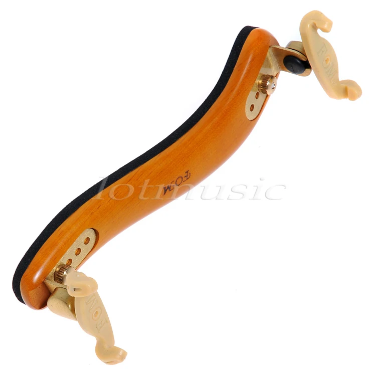 2Pcs Fom 1/4/1/2ไวโอลิน Shoulder Rest รองรับไม้สีแดงกระเป๋าคุณภาพดี