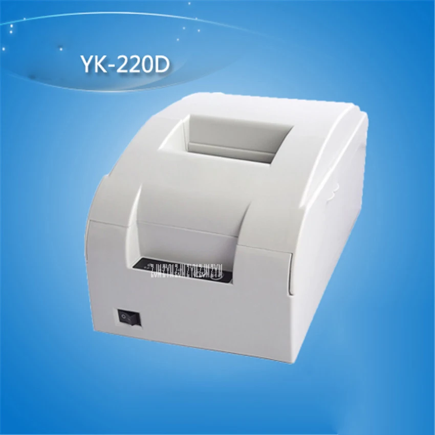 YK220D New Barcode label printers clothing label printer Support 130-200mm width Print speed fast 4.5line/sec Dot matrix printer