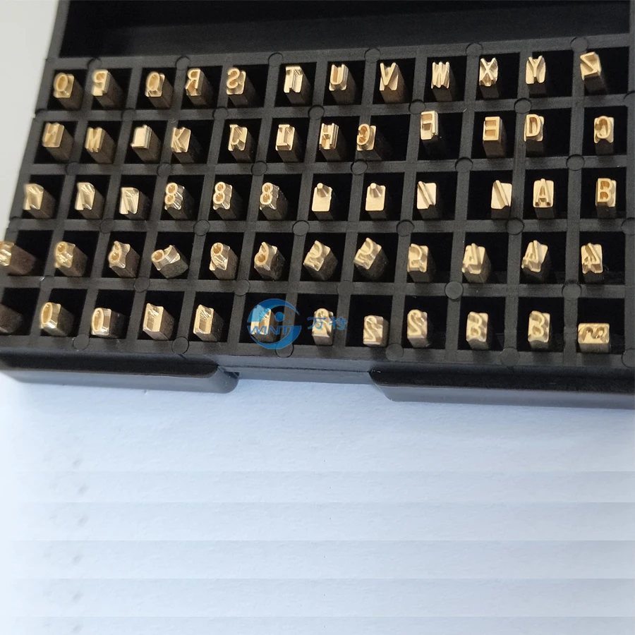 2*3*15, English letter, font,characters for DY-8/HP-241B date coding machine, hot stamp coder, hot ink roll coder, ribbon coder
