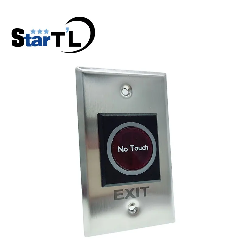 Infrared Sensor Switch No Touch Contactless Door Release Exit Button with LED Indication