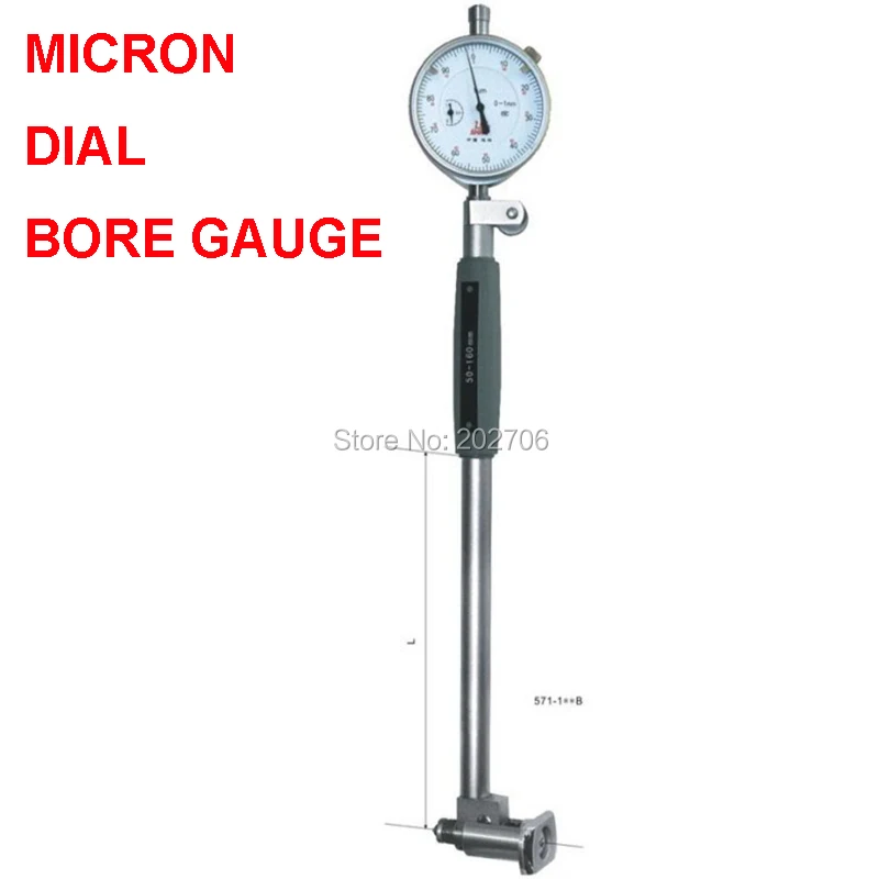 50-160mm micron Dial bore gauge 0.001mm Center Ring Dial Indicator Micrometer Gauges Measuring Tools