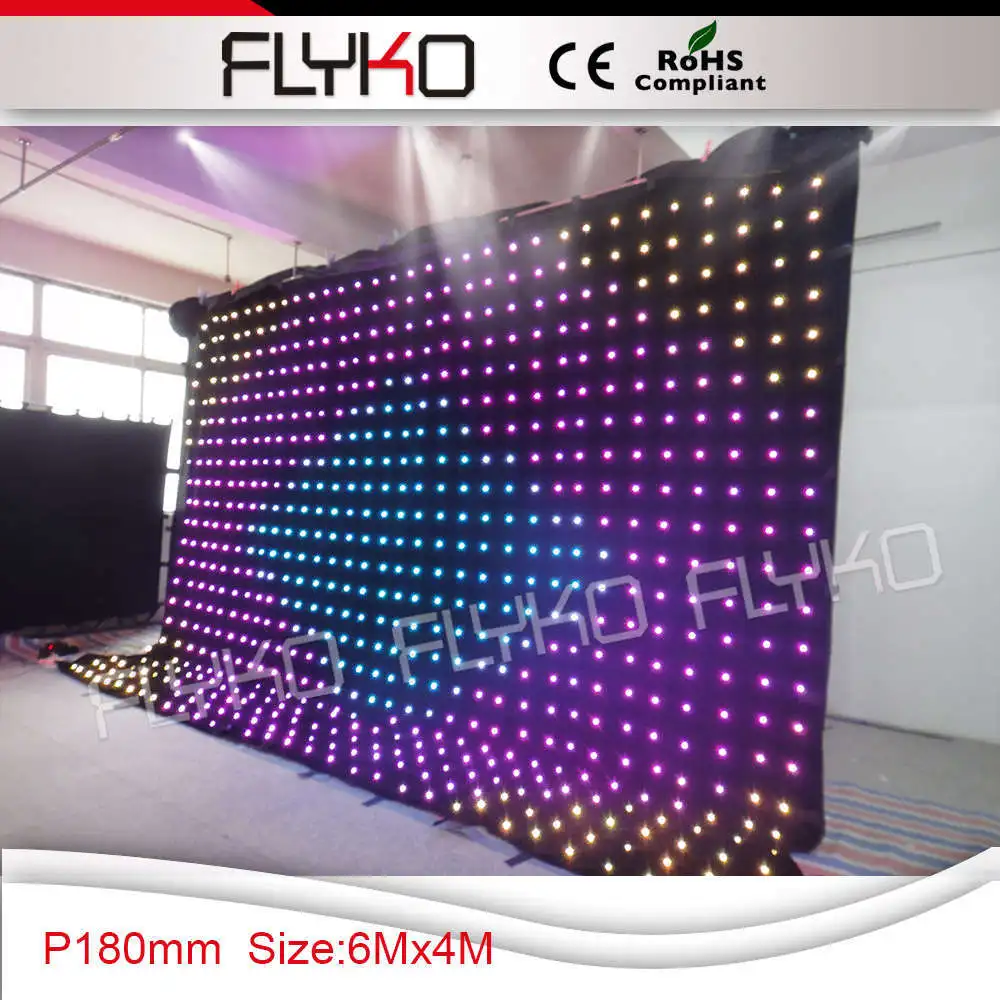 

4x6m full color led stage backdrop