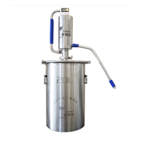 Moonshine Homebrew Distiller 20L Alcohol Brewing Mashine for DIY Craft Spirits Moonshine Still Home Brewing Equipment
