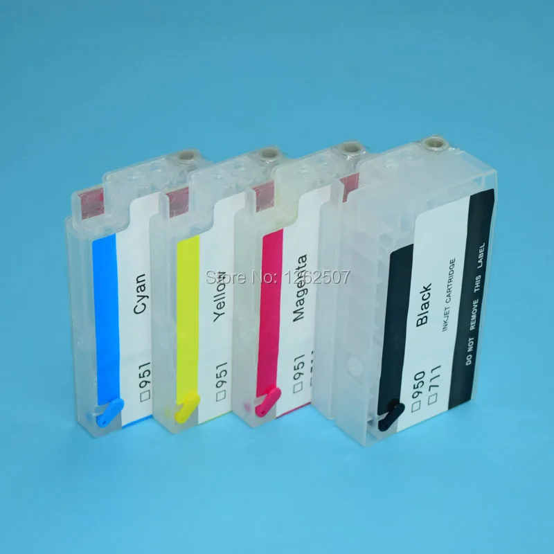 

4Colors 712 712XL Empty Refillable Ink Cartridge With Compatible Chip For HP DesignJet T650 T630 T250 T230 T210 Printers