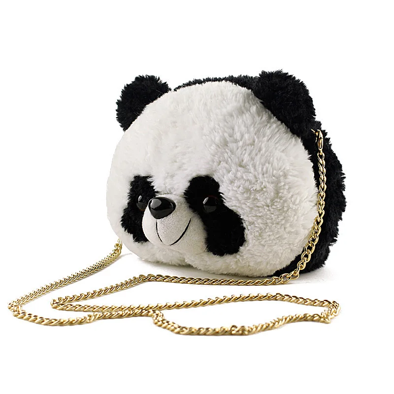 

Plush Animal Doll Panda Bag One Shoulder Casual Crossbody Chain Bag a5373