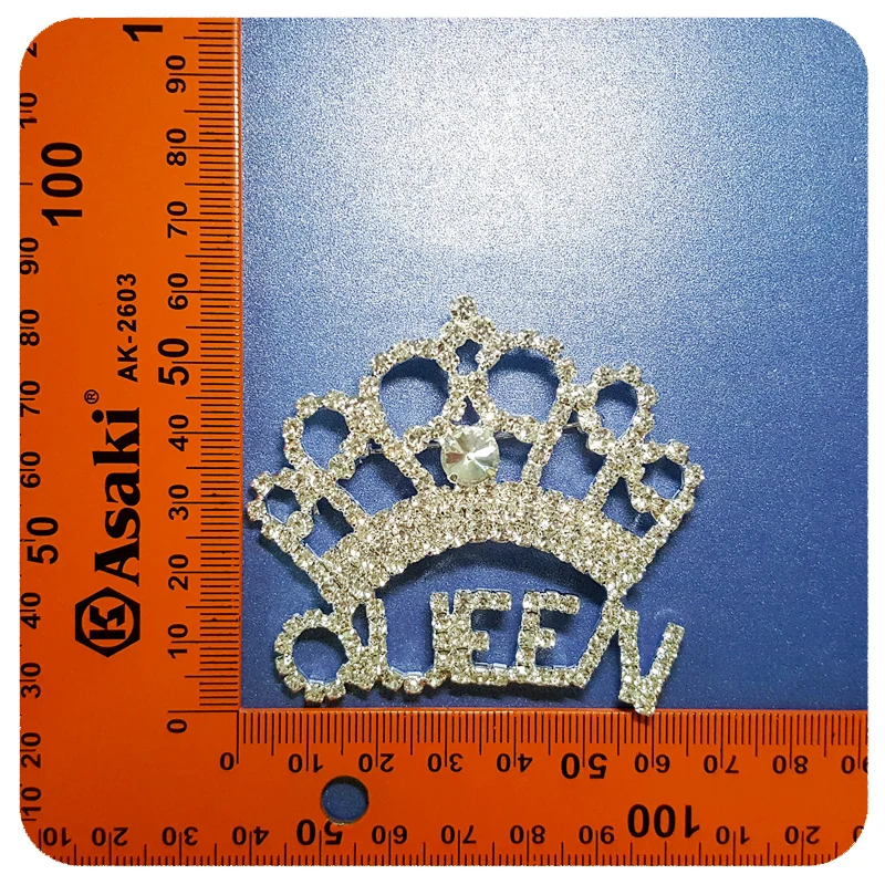 GRANDBLING New Arrival Blingbling Clear Crystal Queen Crown Brooch Jewelry