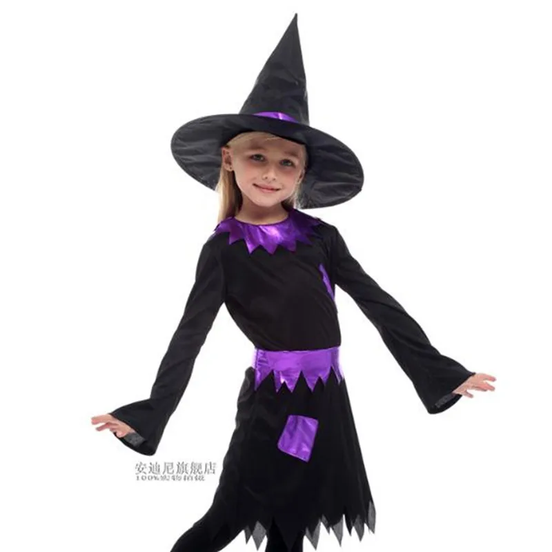 Kid Halloween COS Prinses Goochelaar Tovenaar Heks Meisje Kostuum Kerst Carnaval Maskerade Fancy Dress Kinderen Cosplay Kleding