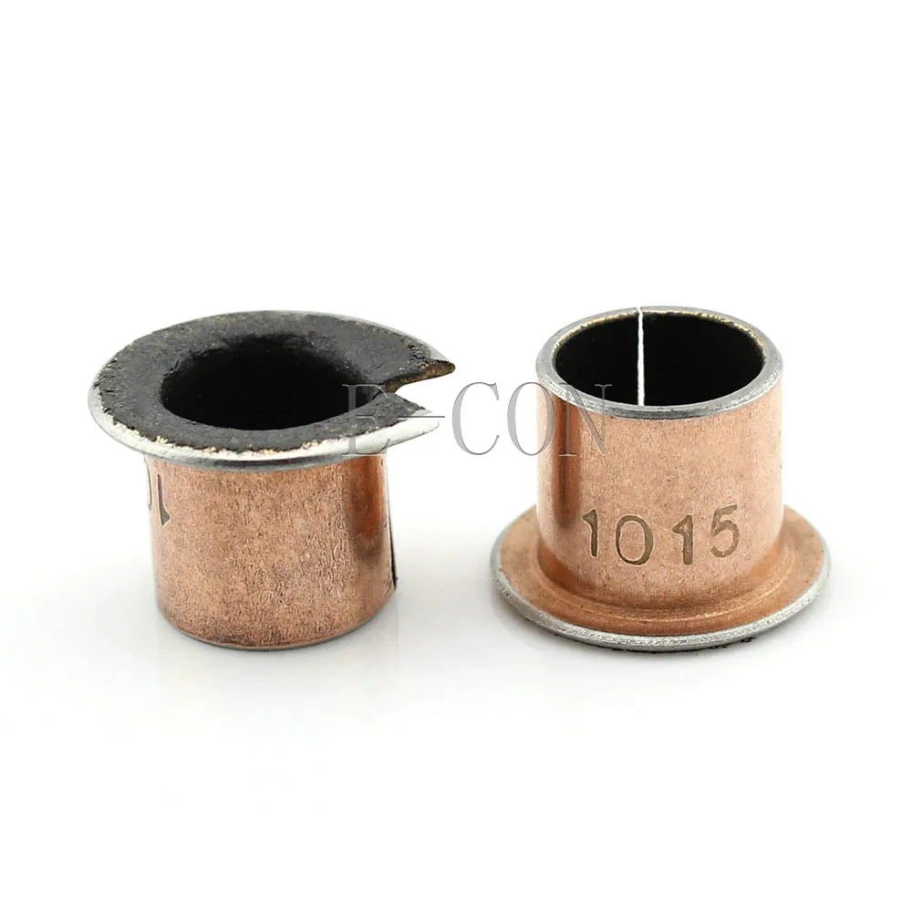 1/5/10 pcs SF-1F 1015 자기 윤활 플랜지 오프닝 베어링 부싱 슬리브 10*12*15mm