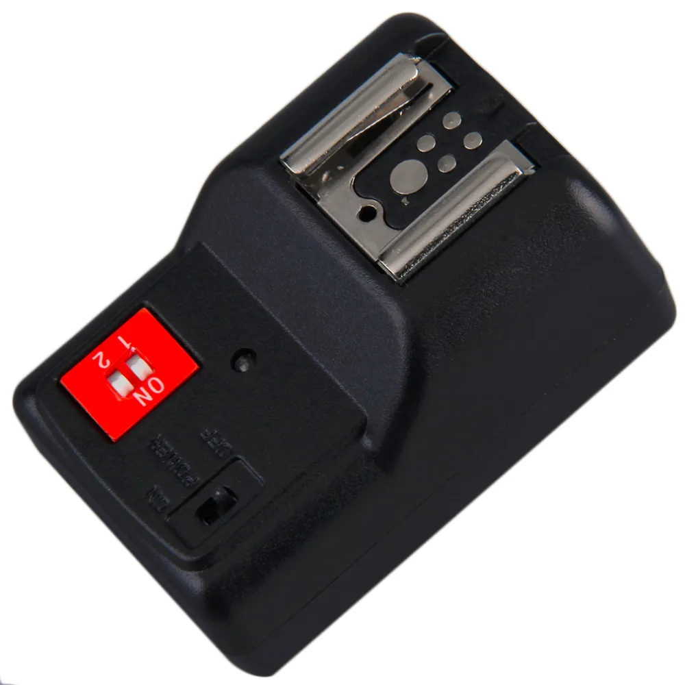 สากล4ช่องส่งสัญญาณวิทยุไร้สายแฟลชทริกเกอร์ตั้งกับเครื่องรับPT-04GYรับกล้องPC Syncสายไฟสำหรับสตูดิโอแฟลช