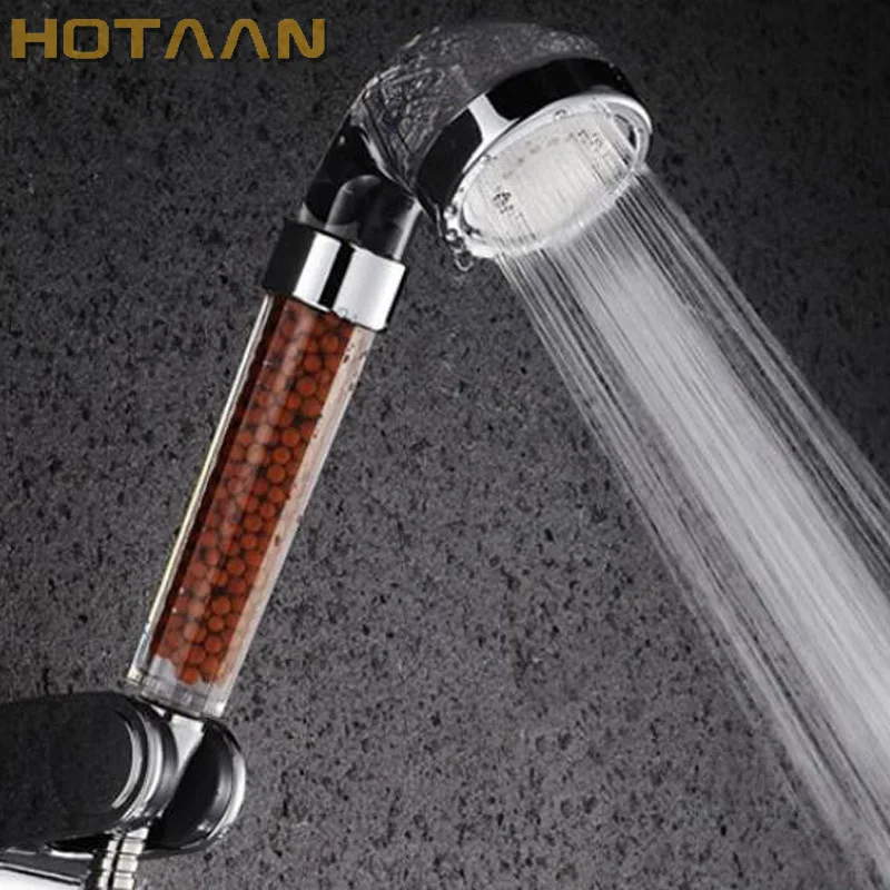 crystal Anion spa Hand hold Bathroom hand shower shower head Filter Pressurize Saving Water. Bathroom Accessories YT-5103