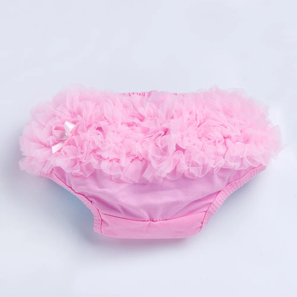 Baby Cotton Bloomers Ruffled Panties Baby Girls 15 Colors Cute Diaper Coves Infant Toddle Tutu Short PP Solid Silicone Reborn