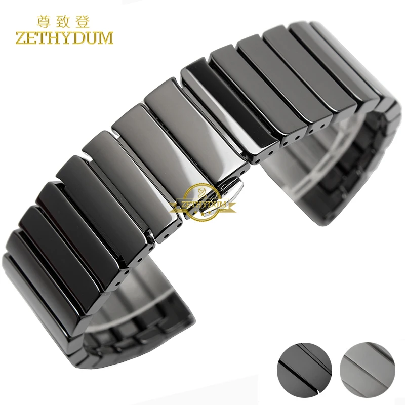 Ceramic Strap 20mm 22mm Band for Samsung Galaxy 46MM S3 42MM Bracelet Strap For Galaxy Watch 3 Bands Active 2 40 44mm Gt2e