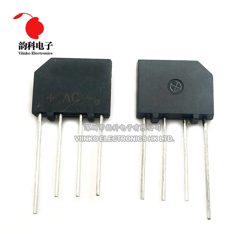 10PCS KBP206 KBP206G DIP Bridge Rectifier 2A 600V DIP-4