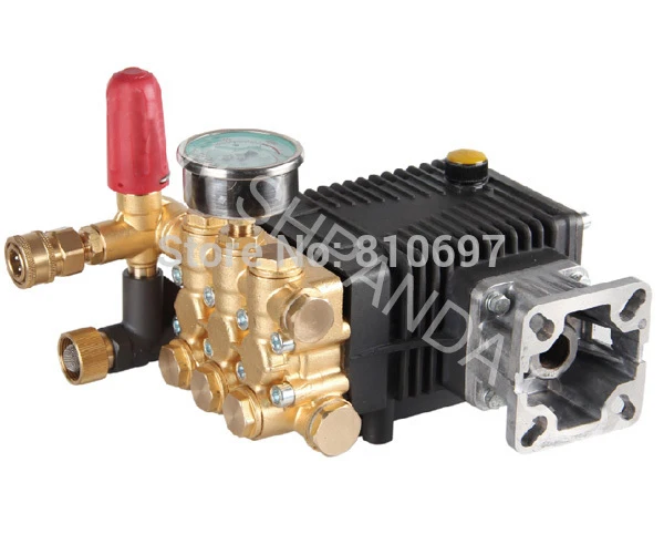 

Насос для мойки высокого давления Panda P3-1408A Плунжерный насос высокого давления 190 бар Поршневой насос с латунной головкой 10 л/мин 9 л.с. Бензиновый/дизельный двигатель