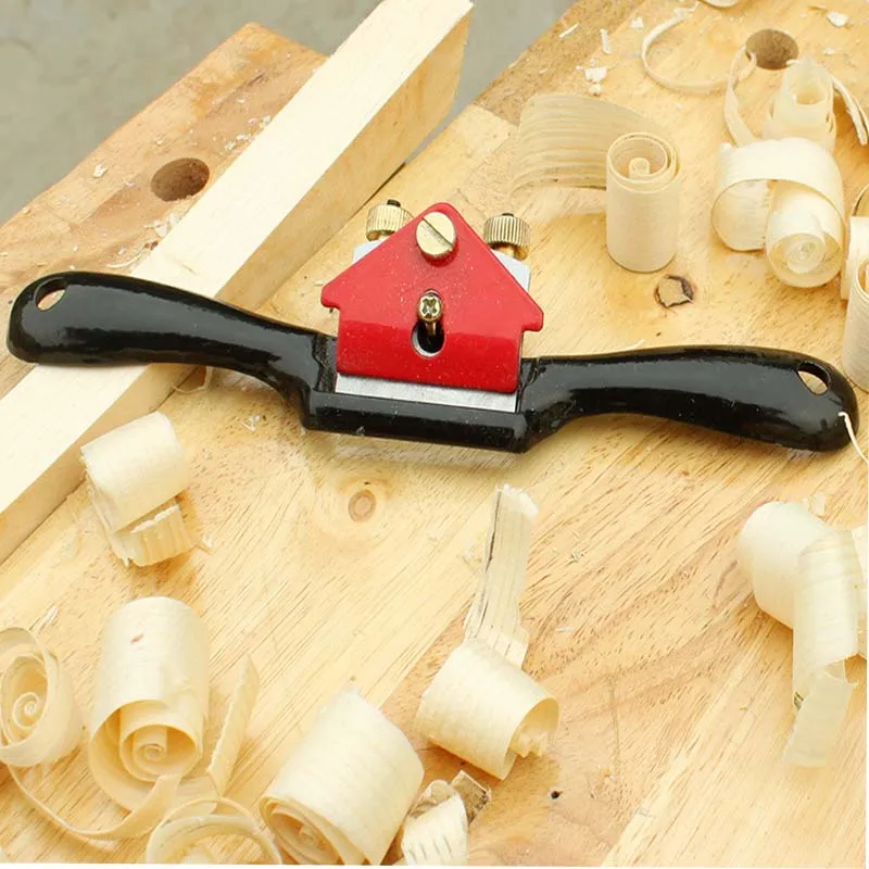 

Woodworking Mini Planer Carpenter Model Making 9inch Light Wood Planks Sharpening Planing Manual Trimming Tool Planers Handle