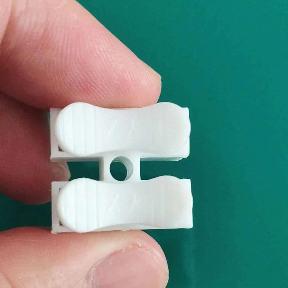 10pcs/lot 250V CH-2 White Wire Cable Connectors G7 Splice Convenient Press 0.5-2.5㎡ Wiring Terminals Block Drop Shipping