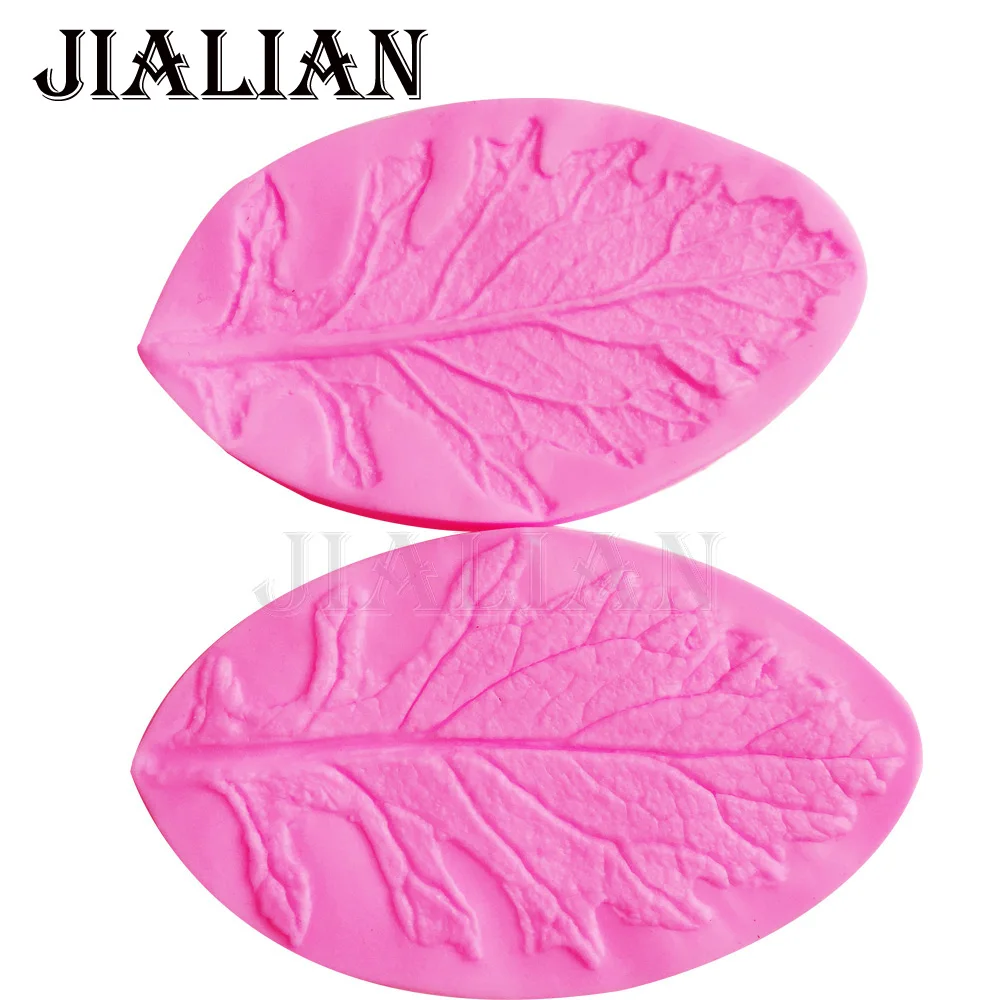 Petal Flower Leaf Veiner Silicone Mold Cake Decorating Fondant Impression Flower Sugarcraft Cake Mold T0977