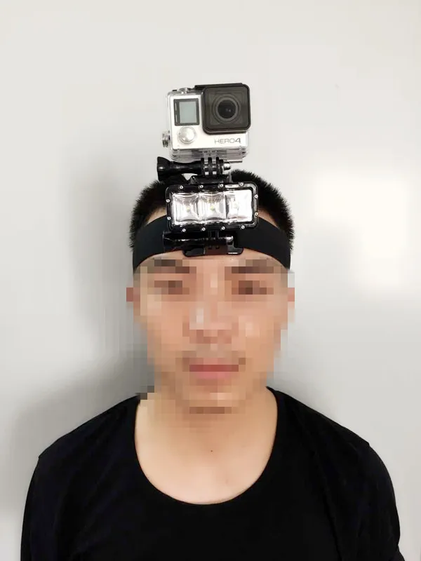 Podwodne wypełnienie światło LED lampa światła latarka nurkowanie dla Gopro Hero 9 8 7 5 sesja SJ4000 SJ8/9/10 Xiaomi yi 4k Mijia EKEN H9 — zdjęcie 7