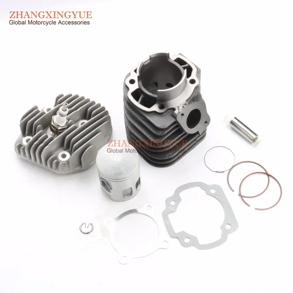 100cc Cylinder Kit & Cylinder Head & Spark Plug & Crankshaft for MALAGUTI F12 phantom 100 2T 52mm/14mm