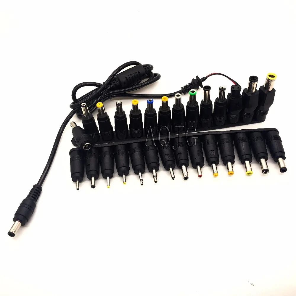 Universal Laptop Chargers 28pcs 5.5x2.1mm Jack Plug Adapter Notebook Laptop With 5.5*2.1 dc cables