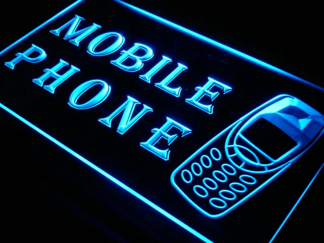 i238 MOBILE PHONE Services Repairs OPEN Light Signs On/Off Switch 20+ Colors 5 Sizes