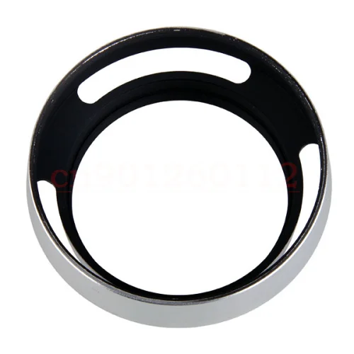 Capuz de lente de metal para canon, 49 52 55 58mm lente para câmera dslr nikon