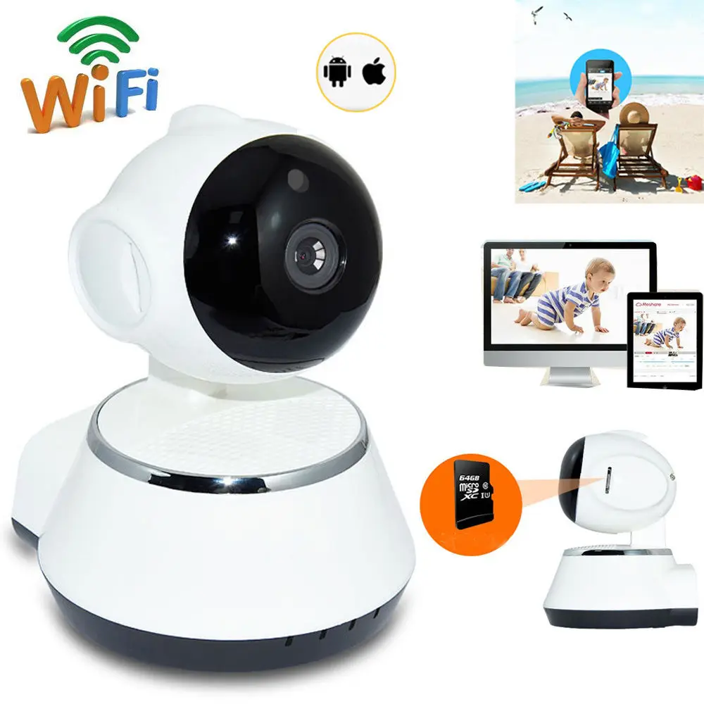 HD 1080P 960P 720P WIFI Wireless Pan Tilt Security IP Camera CCTV Night Vision Webcam Cam