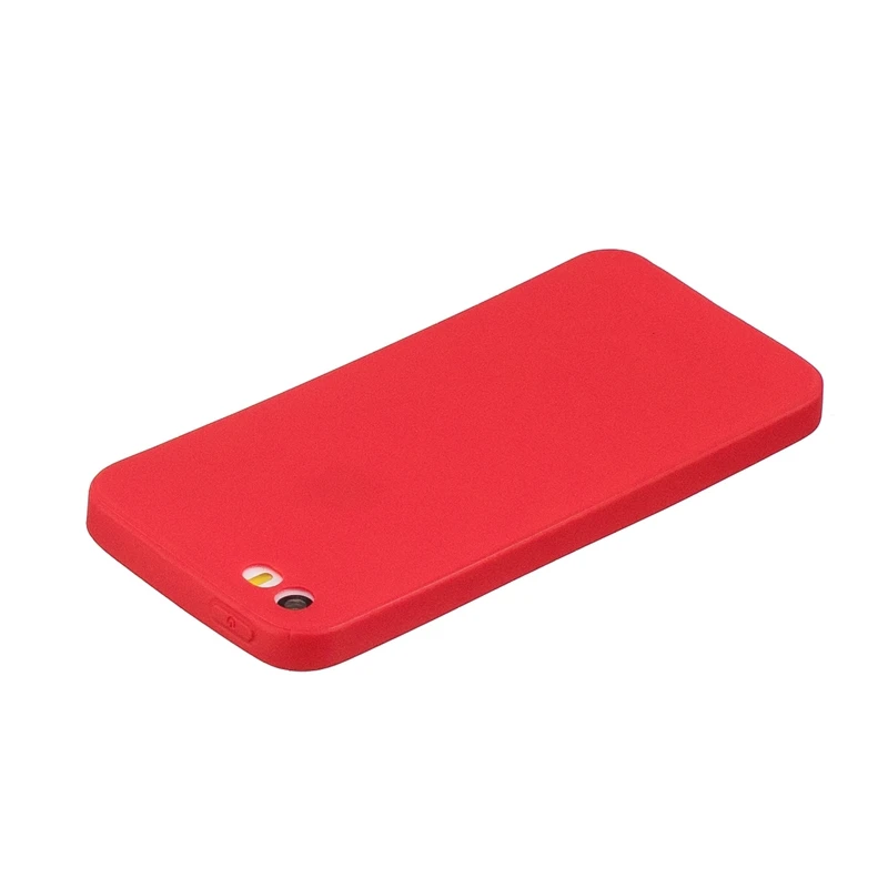 Case For iPhone 5 Case 5SE Candy Color Ultrathin Soft TPU Candy Color Back Cover For Case iPhone 5s 5 s 5SE Case Phone 5S 5 SE
