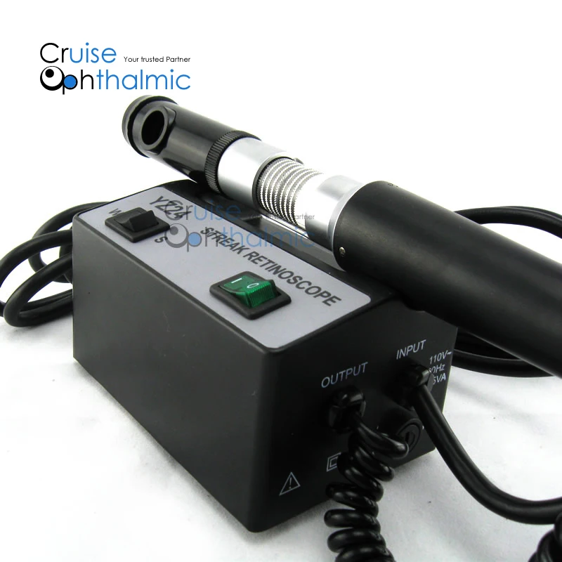 Imagem -03 - Desktop Recarregável Streak Retinoscope Lâmpada Halógena Muitos Habilitado com Carregador Yz24