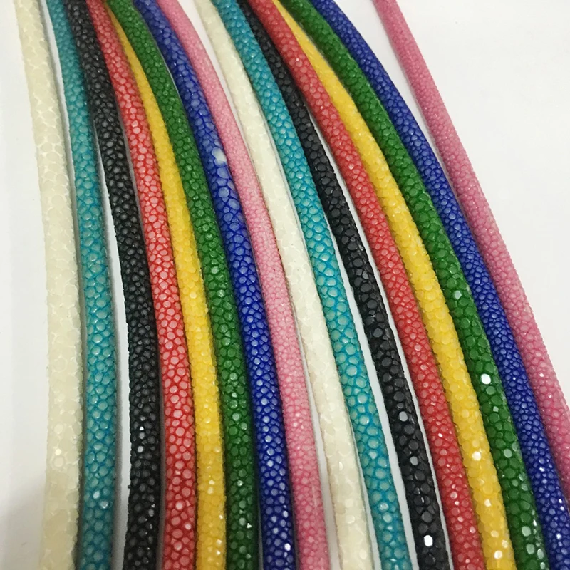 Accessories For Men Stingray Skin Leather Bracelets Real 5mm Stingray Leather for DIY