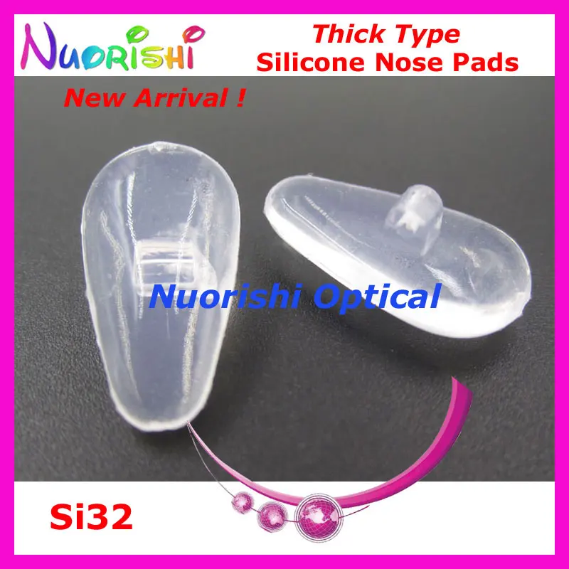 2000pcs Good Quality Eyeglasses Eyewear Glasses Accessories Silicone Nose Pads Screw in or Push in Free Shipping