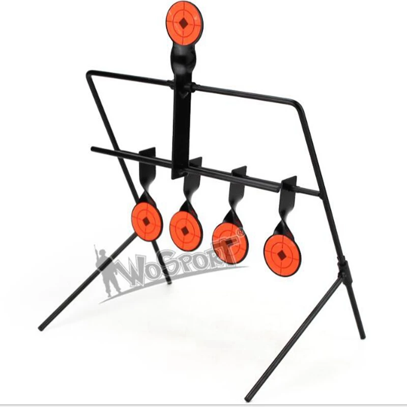 High Quality Airsoft BB Gun Shooting Target 5/7/9 Paintball Archery Resetting Target Rated for .22/.177 Caliber Training