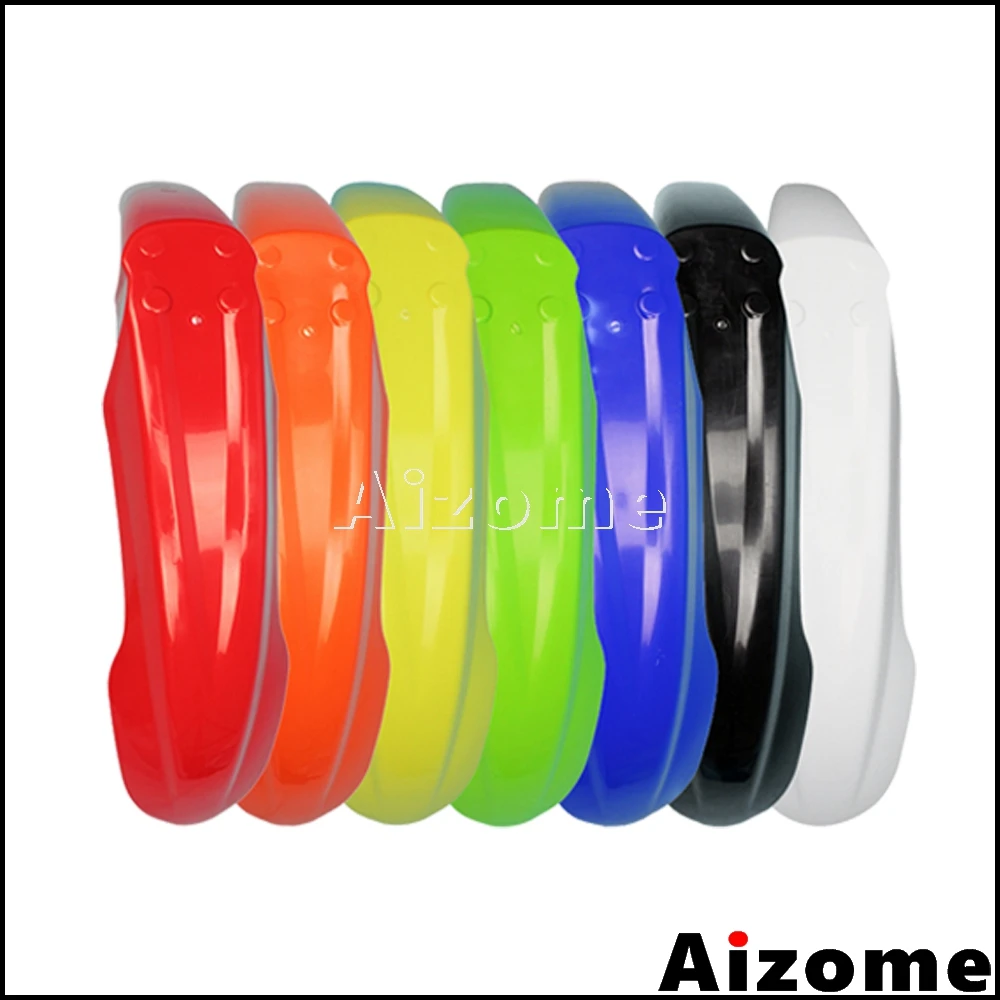 Universal Dirt Bike Yellow Off Road Front Fender For Suzuki RMZ RM DRZ 125 250 450 Motocross Front Mud Guard Plastic Mudguard