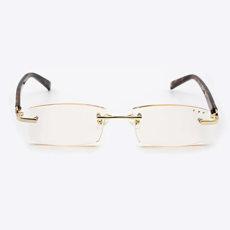 high quality cutting presbyopia lenses square reading glasses fashion presbyopic spectacles for hyperopia men