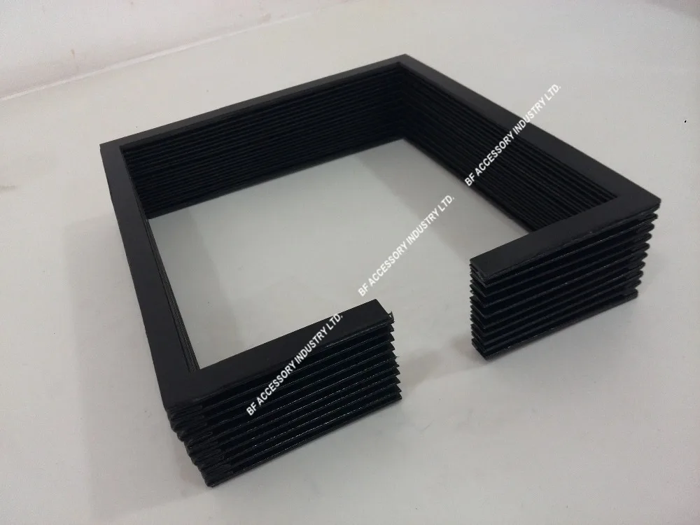 cnc-パーツのダストはカバーの下に新しい正方形アコーディオン-タイプ-204mm-x-194mm-x-lmax-90mm、カスタマイズ-サイズも可能です。