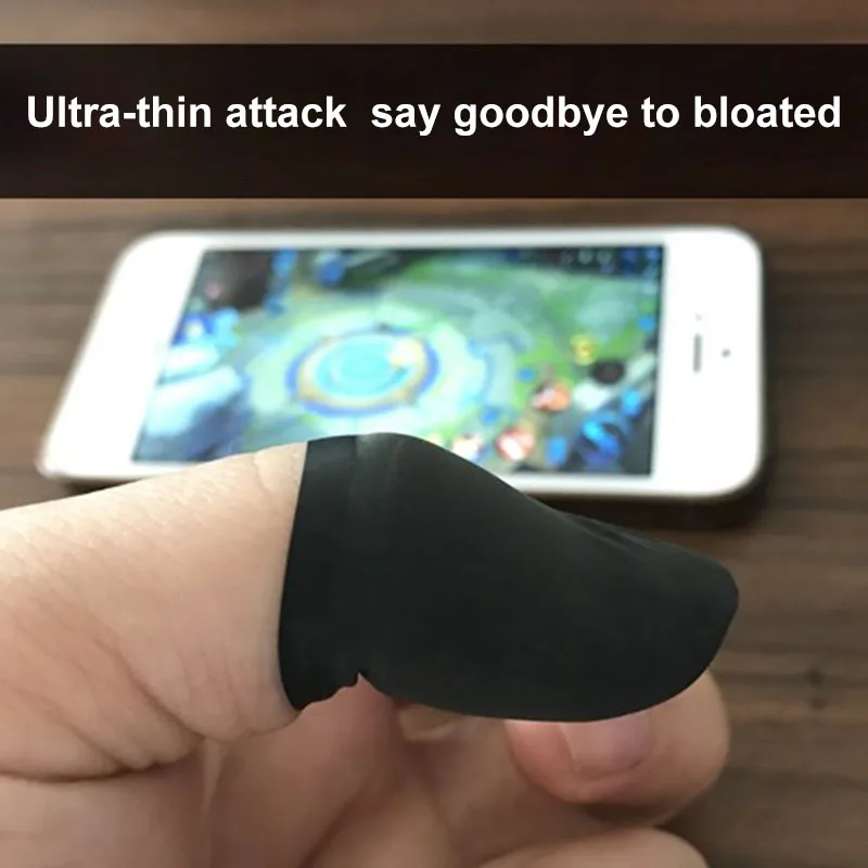 전화 게임 드롭에 대 한 10Pcs 모바일 손가락 슬리브 터치 스크린 게임 컨트롤러 Sweatproof 장갑