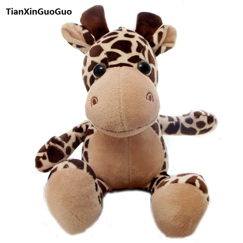 

about 28cm cartoon giraffe plush toy soft doll birthday gift b0703