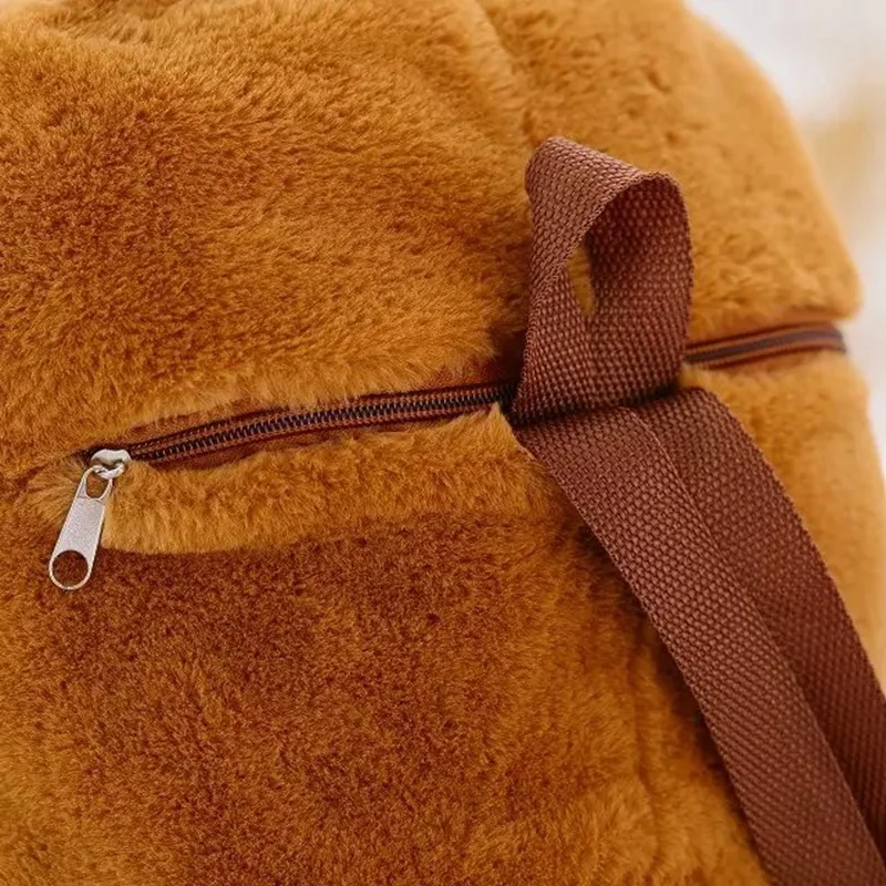 cartone animato criceto morbido peluche zaino giocattolo circa 45 cm, regalo di compleanno w5269
