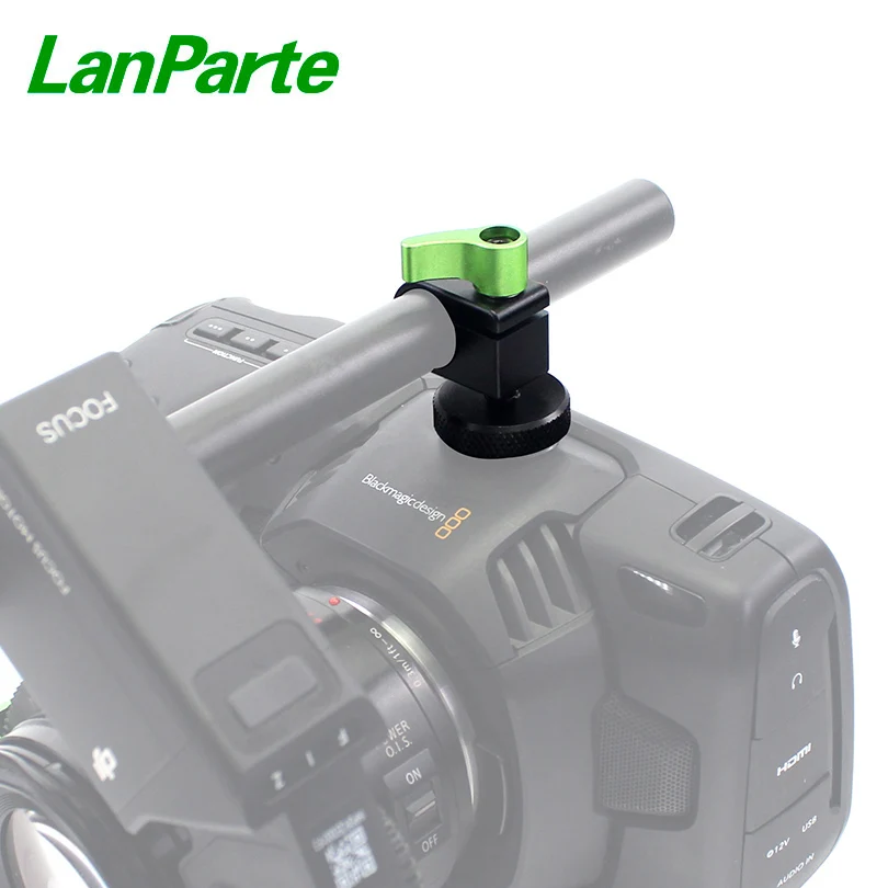 Lanparte 15 мм одиночный стержень зажим с 1/4-20 ''винт для DSLR камеры, монитора, микрофона