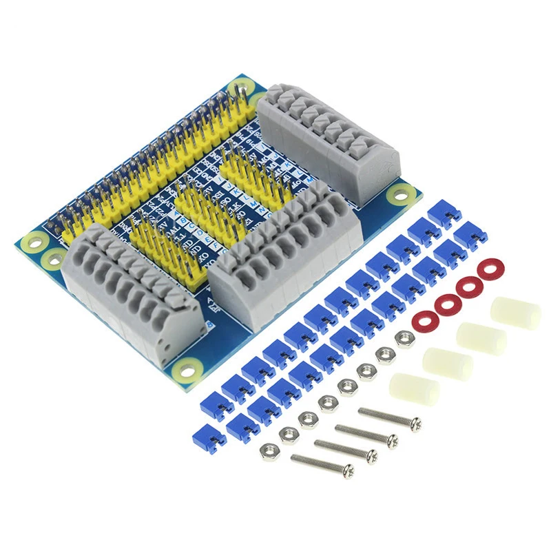 Raspberry Pi GPIO Bord Extension Board Modul für Roboter Auto DIY Test compatibe für Raspberry Pi 4 Modell B / 3B + / 3B
