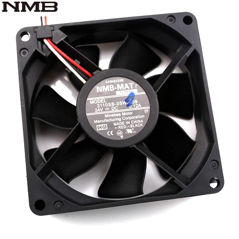 

For NMB 3110SB-05W-S59 8025 24V 0.12A 80*80*25mm axial inverter cooling fan