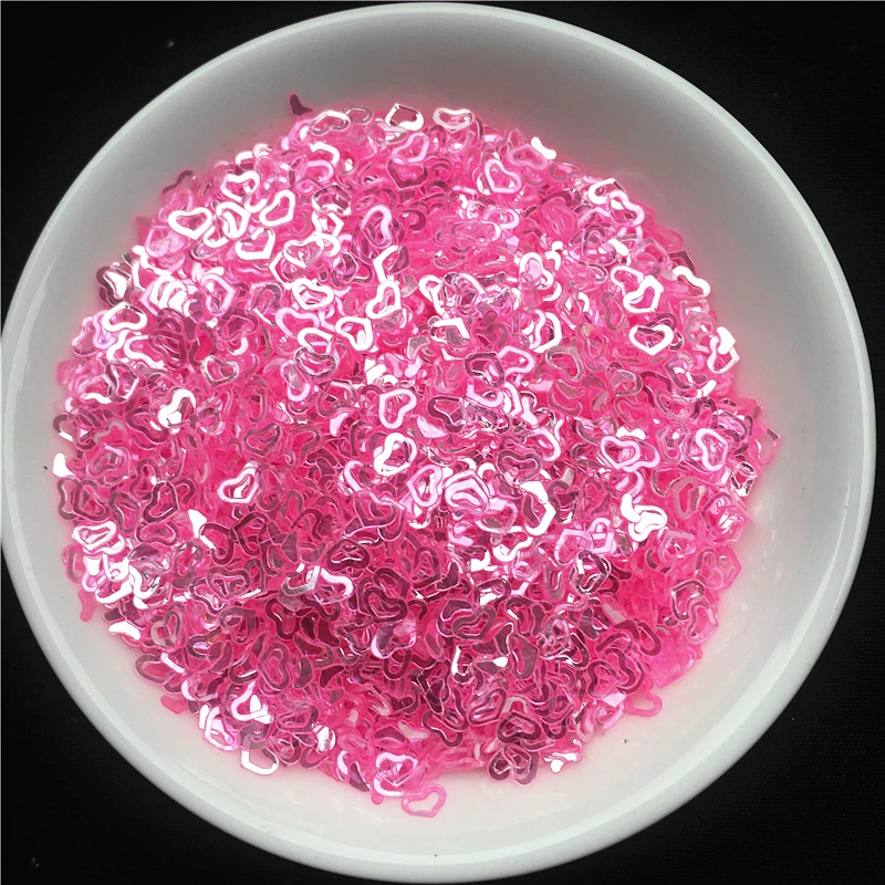 500g/Lot Star Heart Nail Glitter Sequins, High Quality Transparent Brilliant Glitters Paillettes for Girls Sequins for Crafts