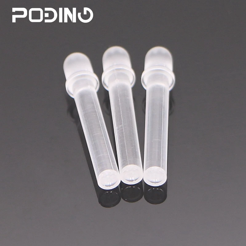 50pcs/lot Poding PCB LED Light Pipe RoHS Dia 5mm Plastic Round Head Light Pipe Guides PLP5-XXX Series