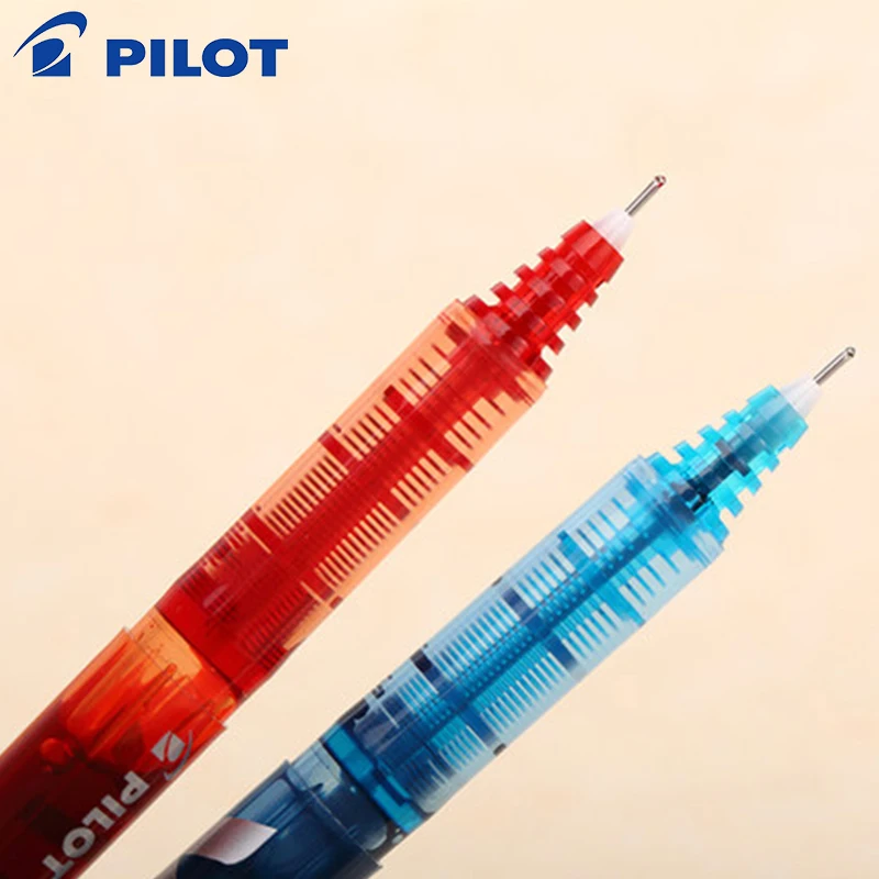 7pcs/Batch Japan Pilot Needle Tube Gel Pen Large Capacity Water Pen 0.5mm 7 Colors Optional BX-V5 Cute School Stationery