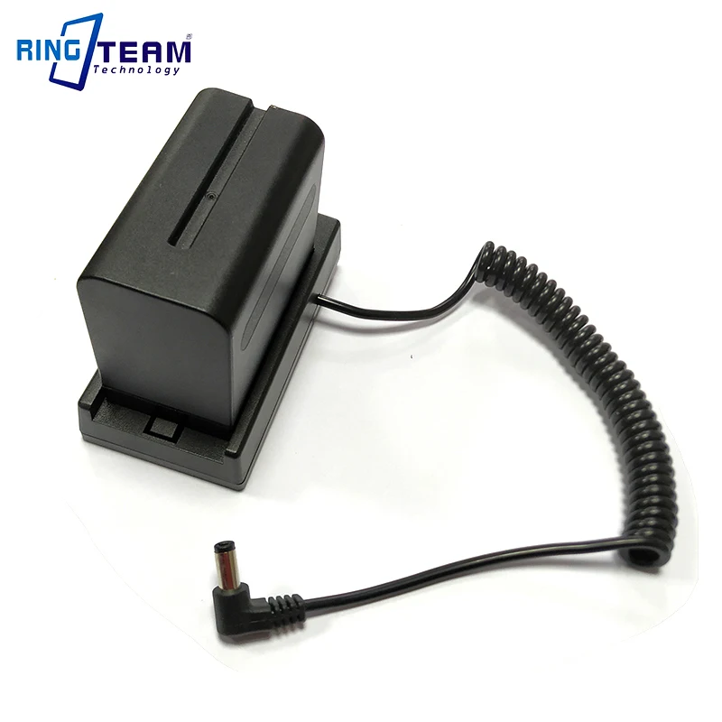 7.2V / 12V NPF Battery Plate with Coiled DC Cable + FZ100 Coupler for Sony Alpha A9 A7RM3 A7RIII A7M3 ILCE-9 Digital Camera