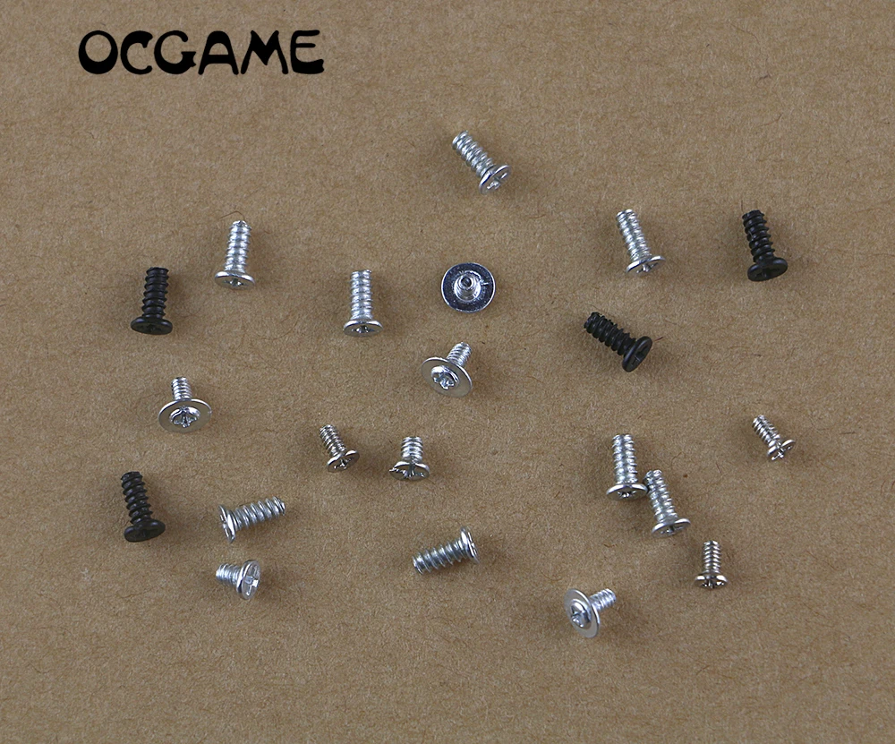 10sets/lot Full set screws Repair Parts for psp1000 psp 1000 console shell case screws OCAGME