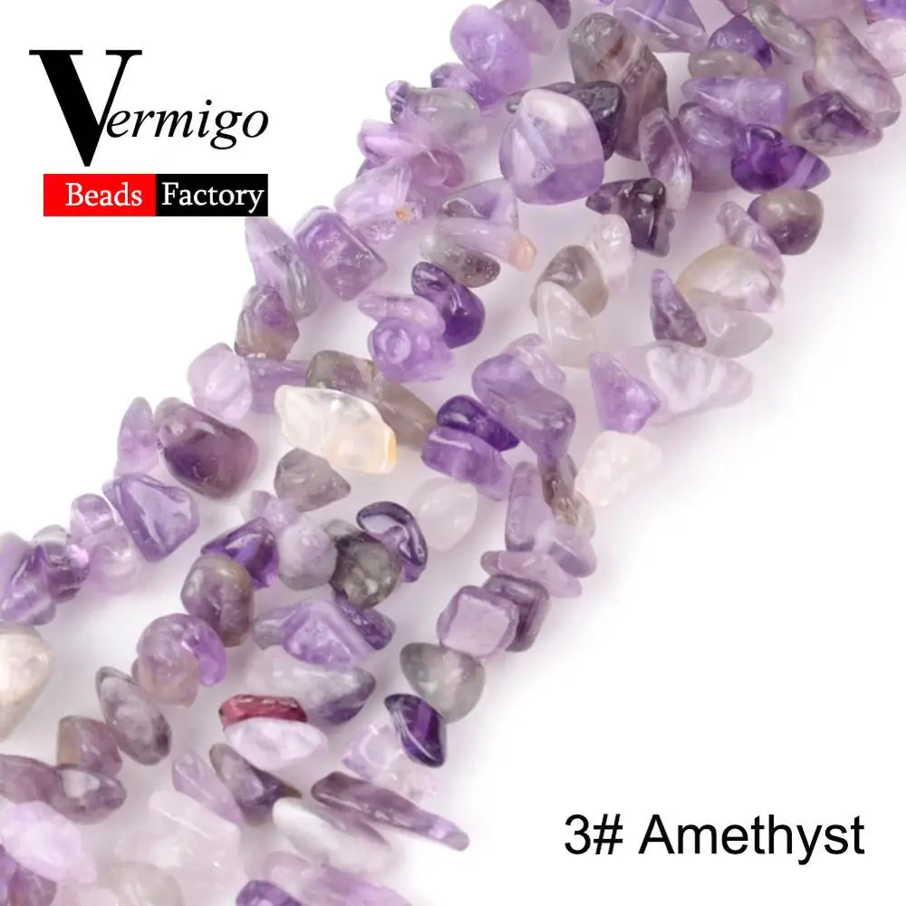 Natural Stone Amethyst & Tiger Eye Beads for DIY